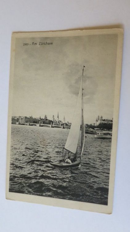 Zürichsee - Segelboot - um ca. 1920 (Gebraucht) in Jona für CHF 1 – mit ...