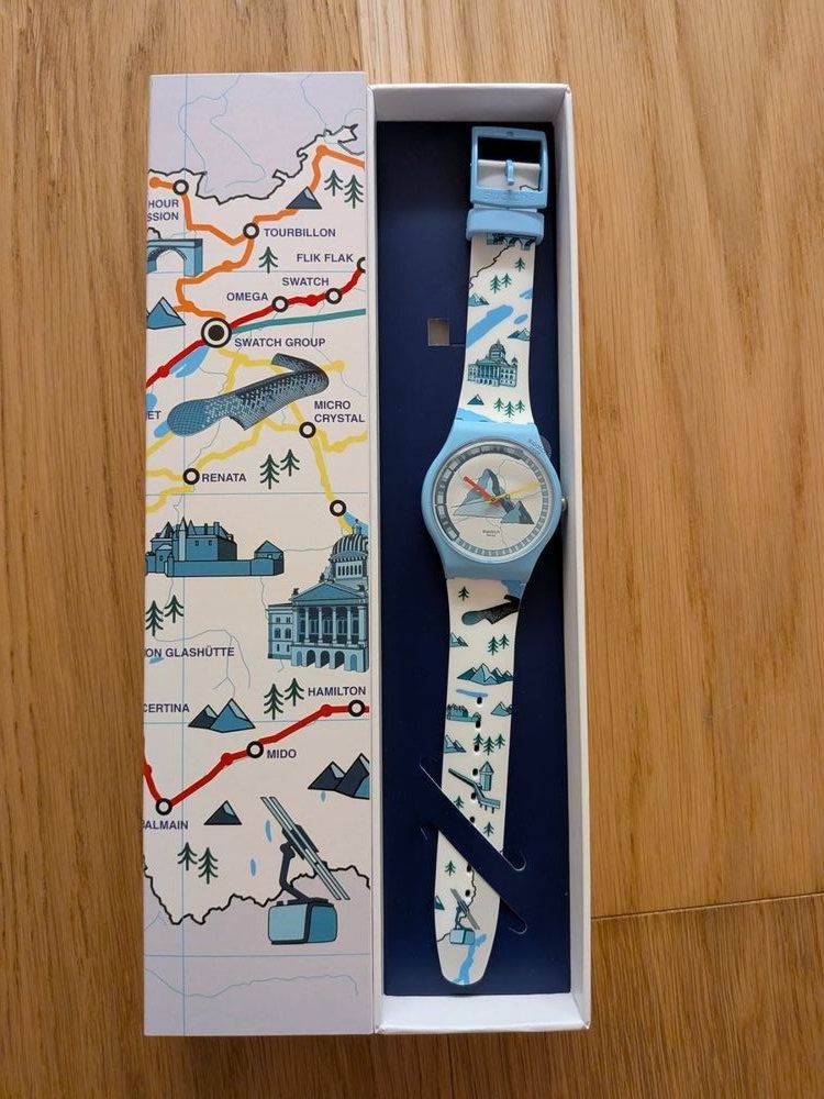 Swatch Orologi: Swatch Aktionärsuhr 2024 – Nuovo e nell'imballaggio originale da Stallikon venduto da duabex