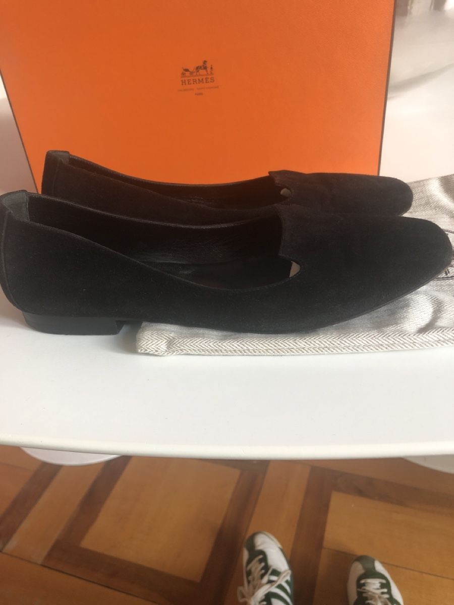 Hermès Scarpe da donna: Hermes Damenschuhe flach schwarz – Usato da Zürich venduto da sus_nrn9 1