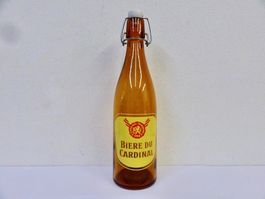 Bierflasche BIERE DU CARDINAL GLASHÜTTE ST. PREX 1959