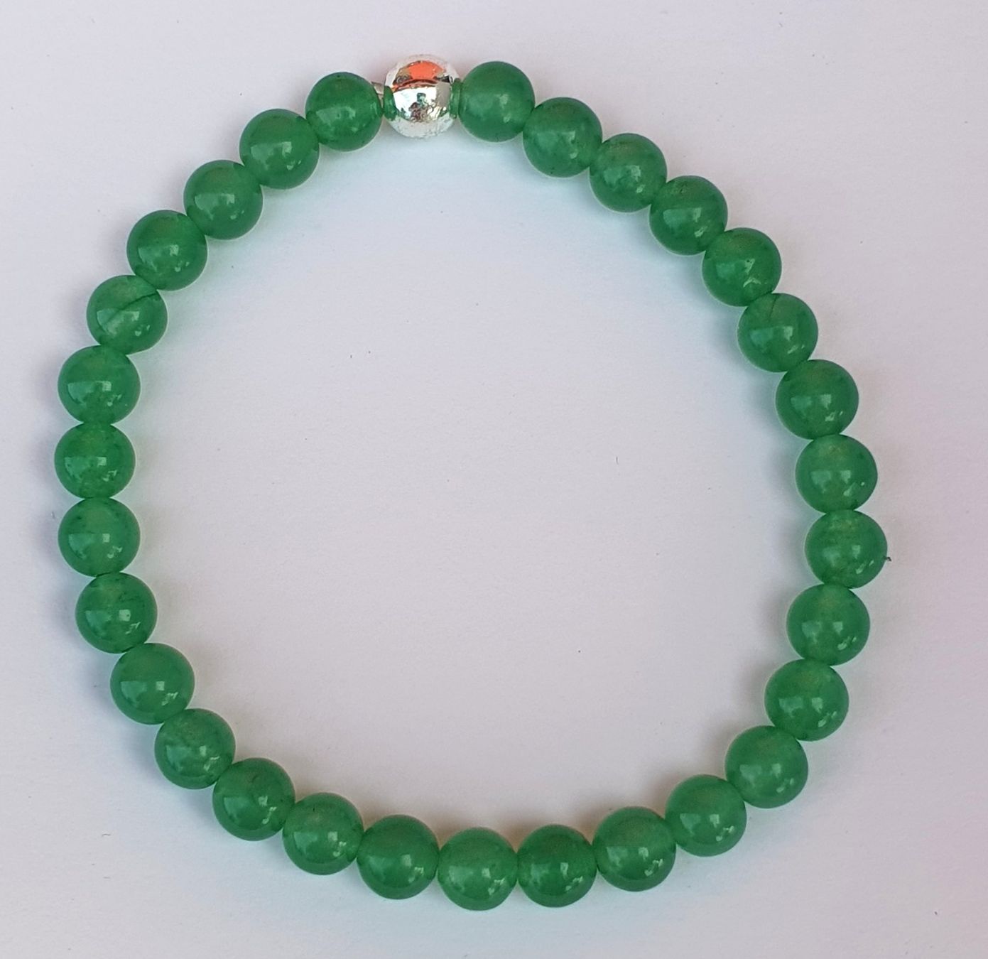Bracciali & Braccialetti: Malaysische Jade 6 mm Perlen - Elast - Armband grün – Nuovo (secondo la descrizione) da Hombrechtikon venduto da mincky 2