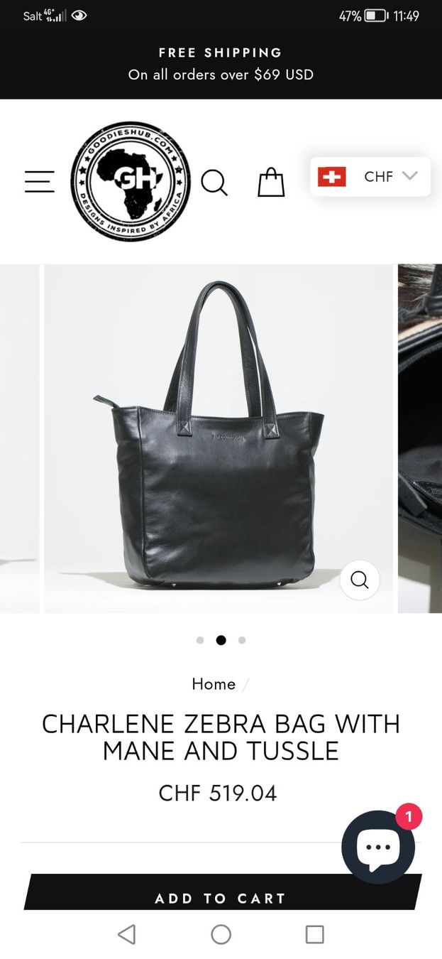 Borse da donna: Charlene Zebra Bag with Mane and Tussle – Usato da petit-lancy venduto da Mak_zou 3