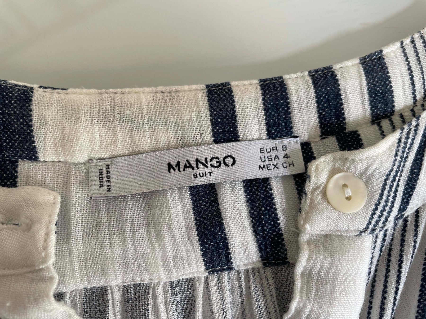Mango Camicette: Camicia lunga stile tunica ideale come copricostume – Usato da Bellinzona venduto da Sveva-Style-Hunter 3