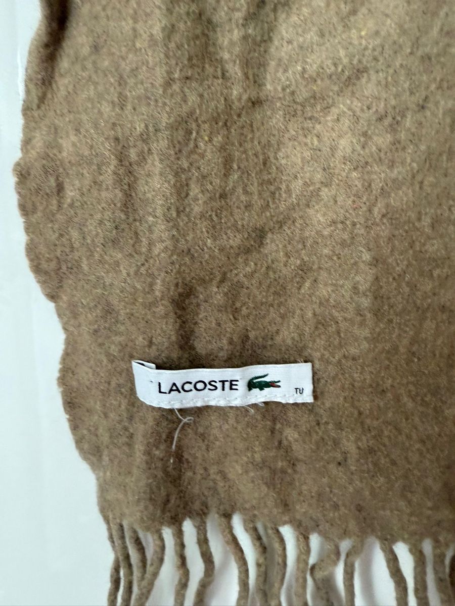 Lacoste Foulard & Sciarpe: Lacoste vintage wool dcsrf beige – Usato da Muzzano venduto da Sidney_3 3