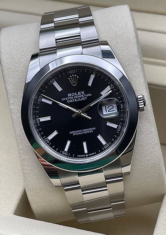 Rolex Orologi: Rolex Datejust 41 Ref. 126300 Black NEW 2026 – Nuovo e nell'imballaggio originale da Lugano venduto da luganotopwatches 7