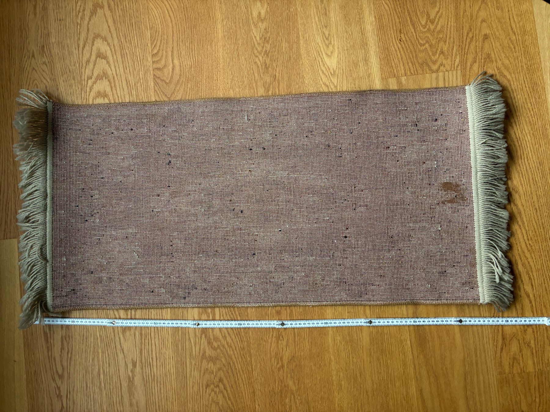 Tappeti: Orientteppich, florales Medaillon Muster + Fransen, 49x112cm – Usato da Biberist venduto da longimanus3 6