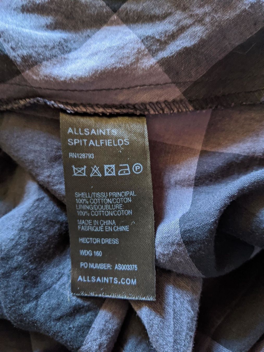 Allsaints Kleider: ALLSAINTS : Robe carrelée "crinoline" 36-38 – Neu (gemäss Beschreibung) aus Petit-Lancy von lilycerise 9