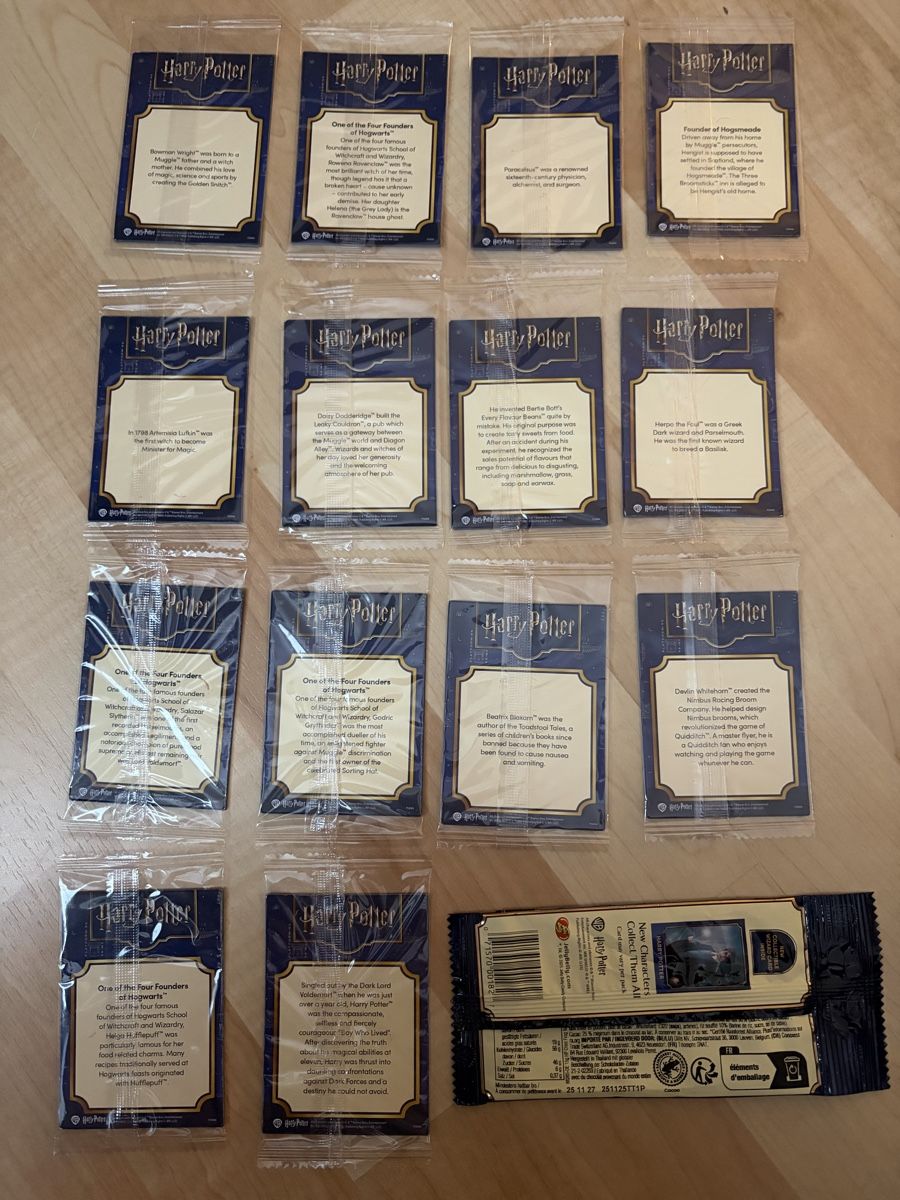 Sammelbilder & Trading cards: Harry Potter Schoggy Frog Karten Sammlung Lenticular – Neu (gemäss Beschreibung) aus Galgenen von Miachelle 4