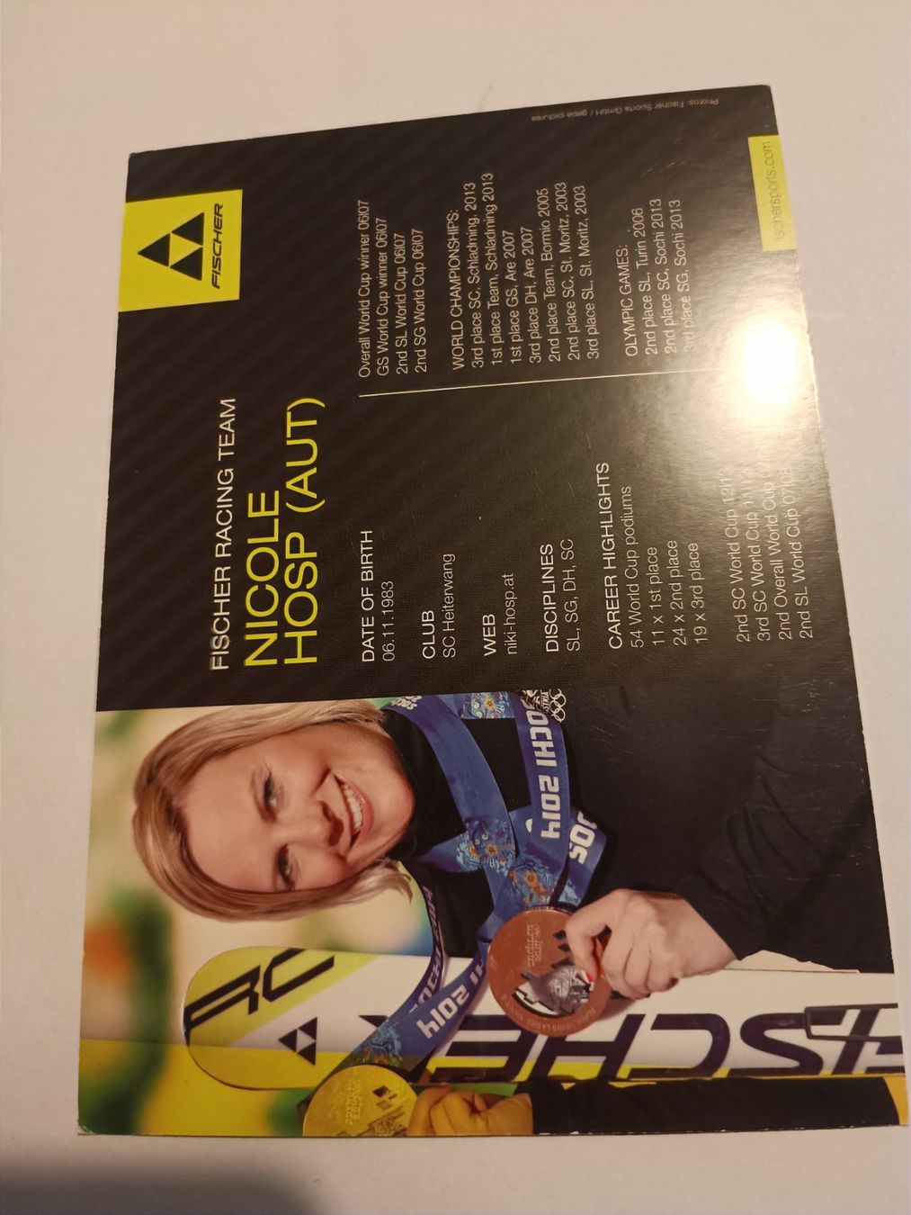 Autografi: Nicole Hosp - handsigniert – Usato da Menziken venduto da Artographs 1
