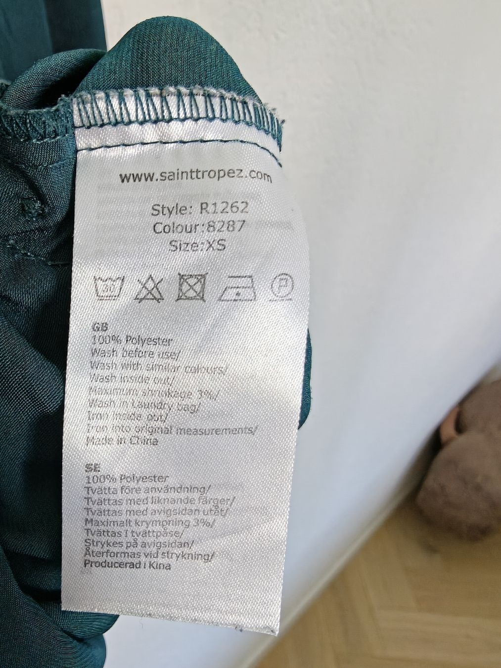 Camicette: Teal coloured long armed blouse size XS – Usato da Lonay venduto da ari_2xzm 3
