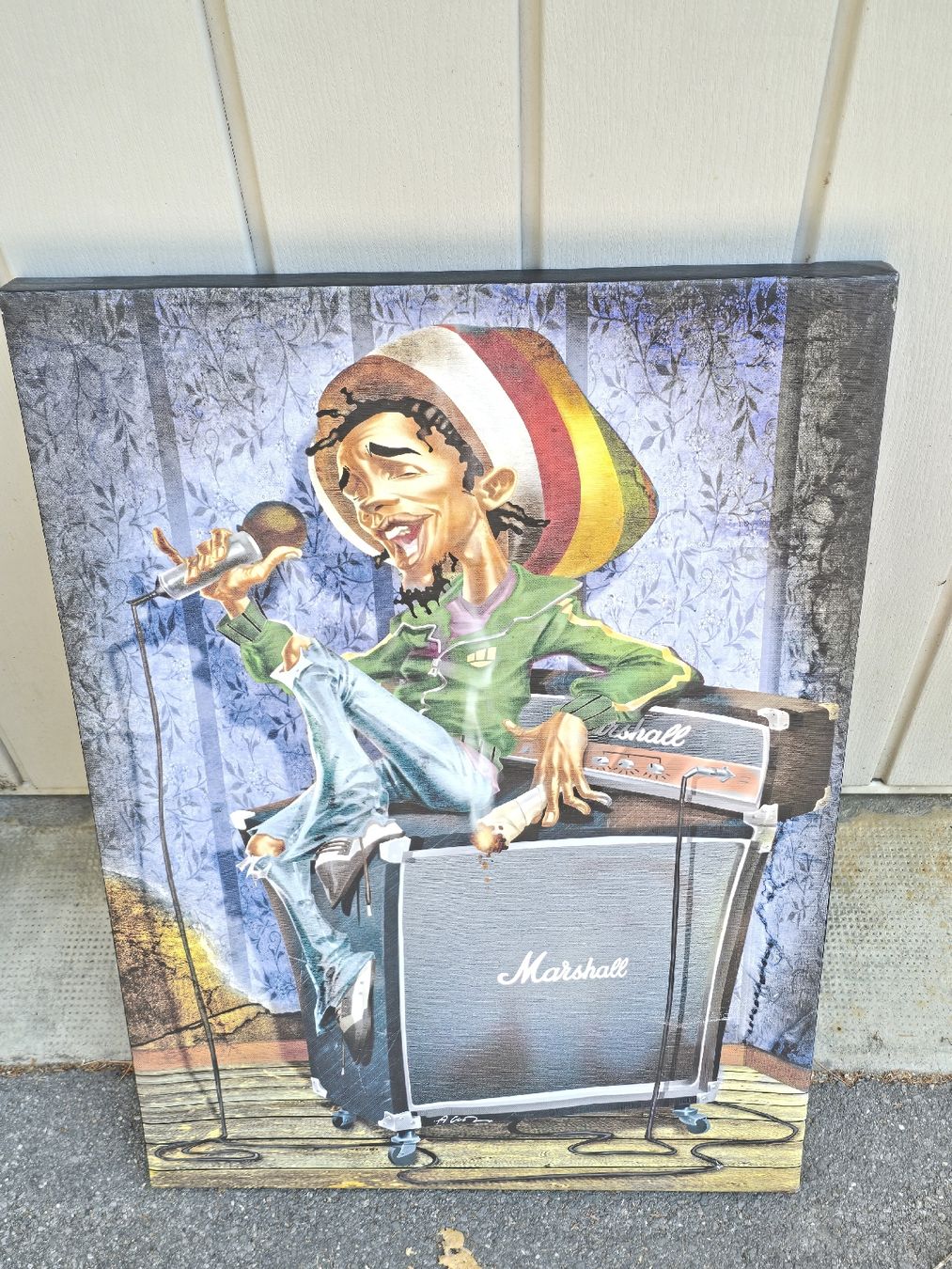 Tele & Cornici: Tableau Bob Marley Marshall sur toile comme neuf  – Nuovo (secondo la descrizione) da Lausanne venduto da lur_f69f
