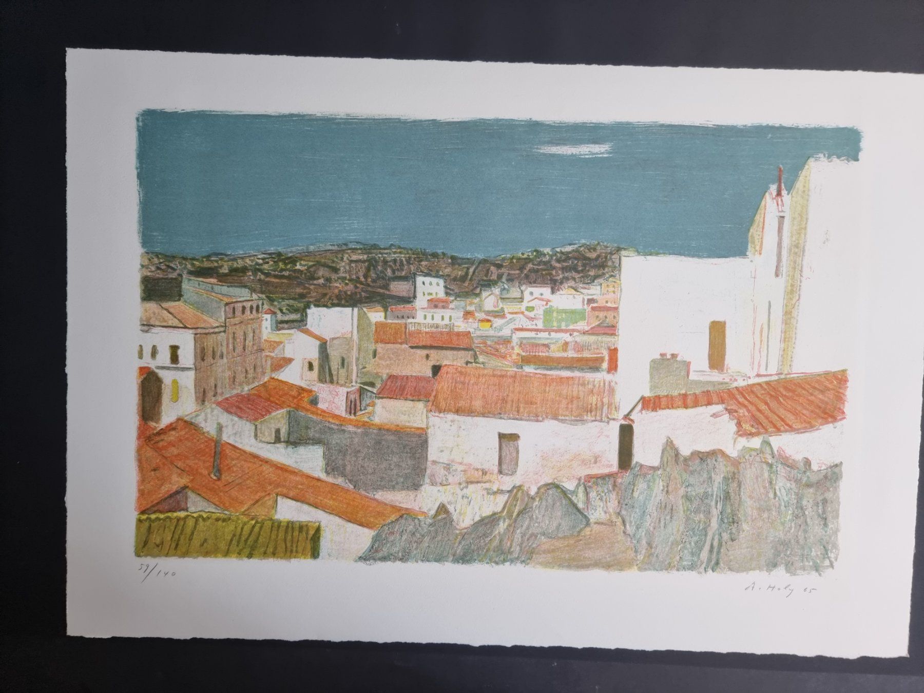 Grafiken & Lithographien: ADRIEN HOLY LITHOGRAPHIE SIGNIERT NUMMERIERT – Gebraucht aus Gersau von grafik-kunst 2