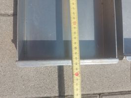 2 Backformen Alu-Backblech / Schnittenblech 57 x 20 cm (86)