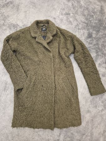  Clockhouse Teddy-Mantel Gr. 34 (XS) – Olivgrün / Khaki