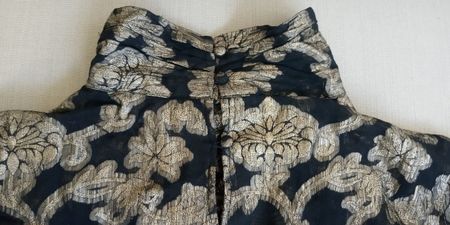NEU Mille elegante Bluse mit Jacquard Gold zu Nile NP 250.-
