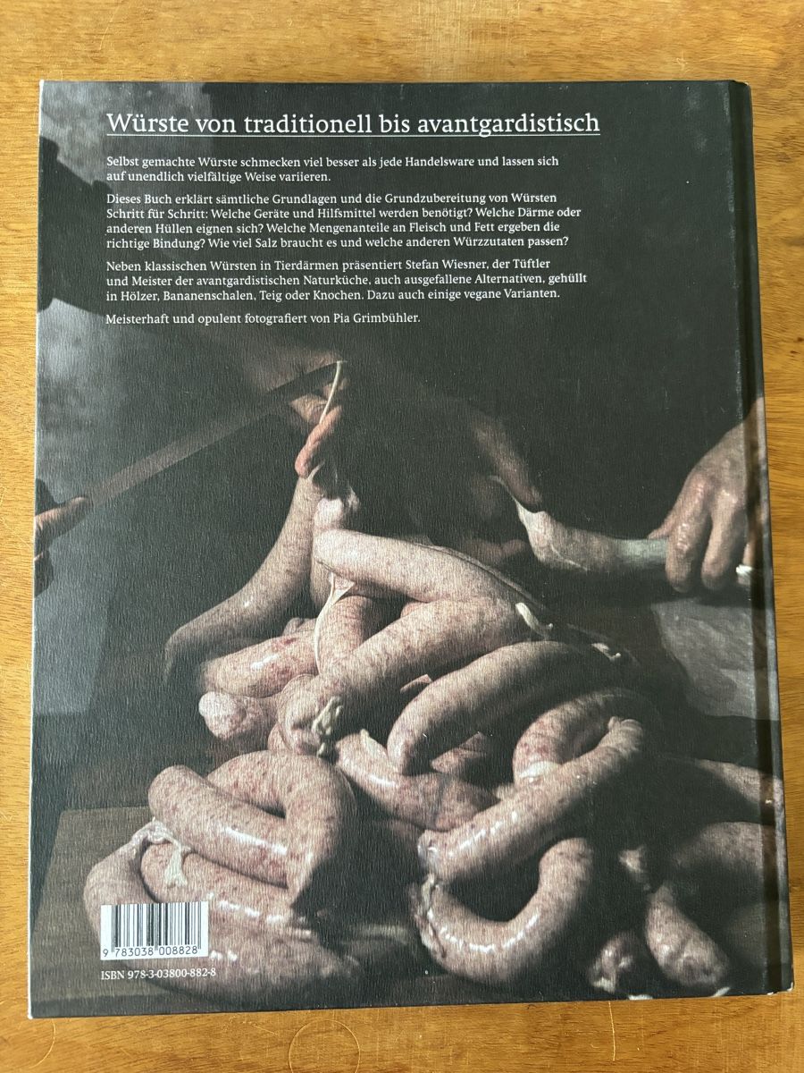 Libri: Stefan Wiesner. Wurstwerkstatt. – Usato da Zürich venduto da WWehrle 3