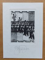 Exlibris Stefano Padrone - Original Radierung signiert