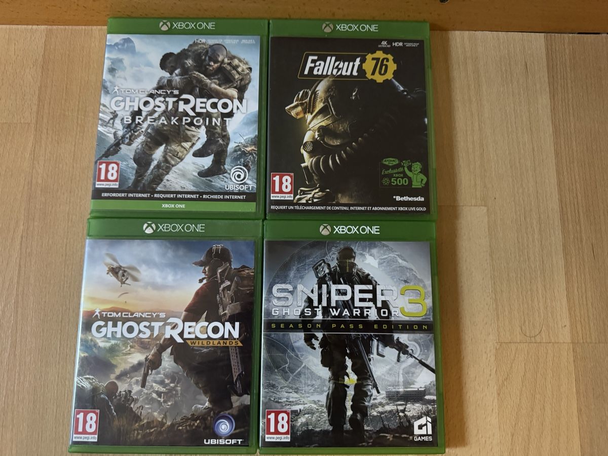 Giochi: Lot 4 jeux xbox one – Usato da Martigny venduto da Piepie77zoo