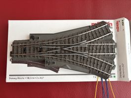 MÄRKLIN HO 24630 Dreiweg-Weiche