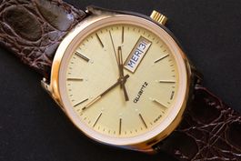 NOS - Rare Swiss Date/Day Herrenuhr / Sammleruhr - 5B