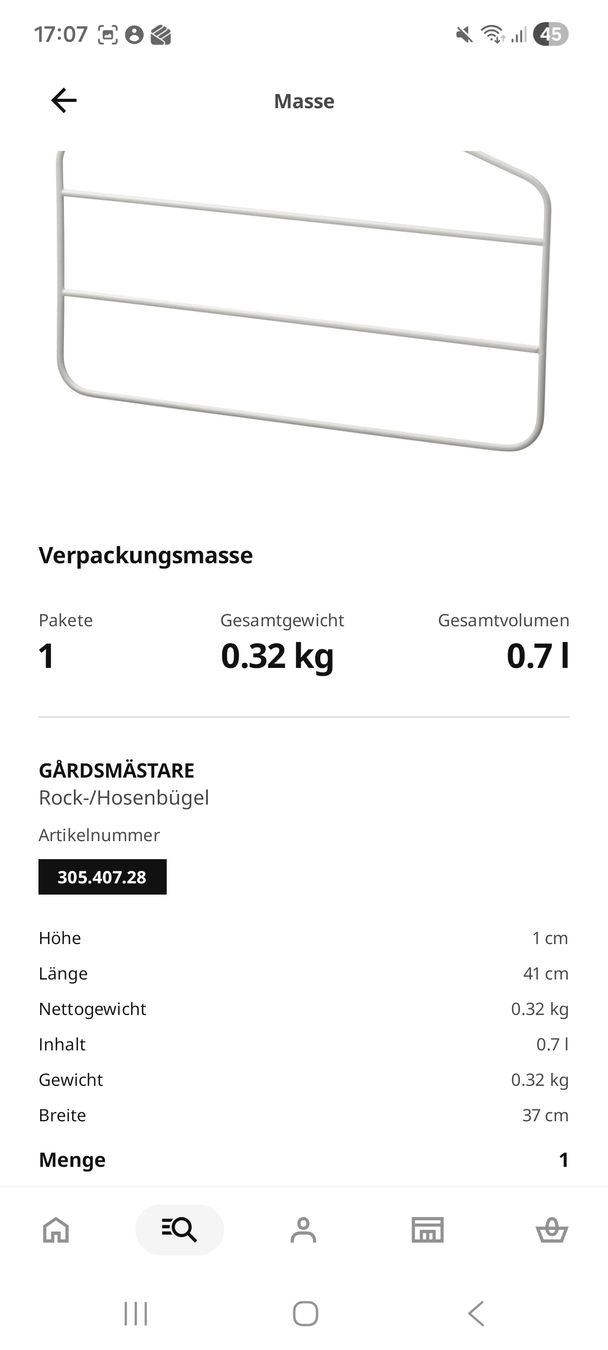 Ikea Appendiabiti: Hosenbügel Ikea – Nuovo (secondo la descrizione) da St. Gallen venduto da Maria.Schock 2