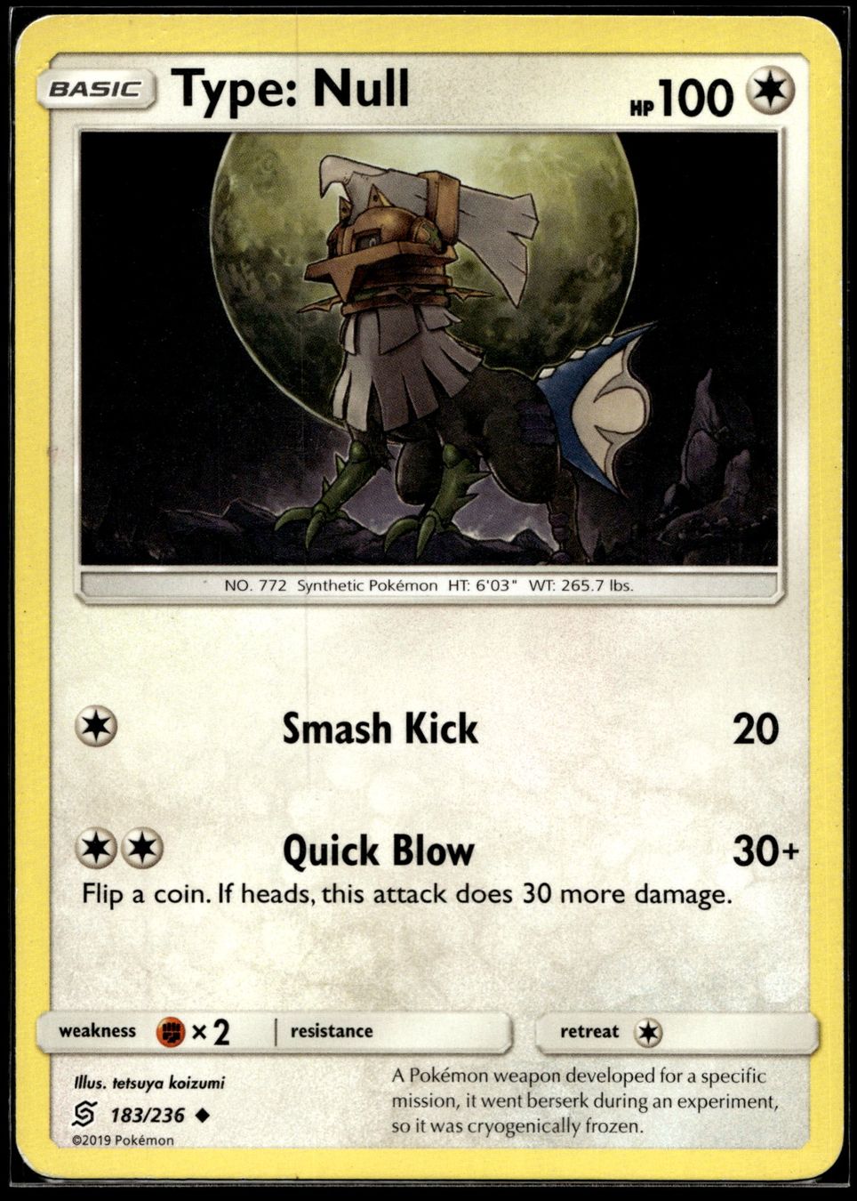 Pokémon Carte collezionabili: Type: Null (UNM EN 183/236) – Usato da Affoltern am Albis venduto da Chiesa_5