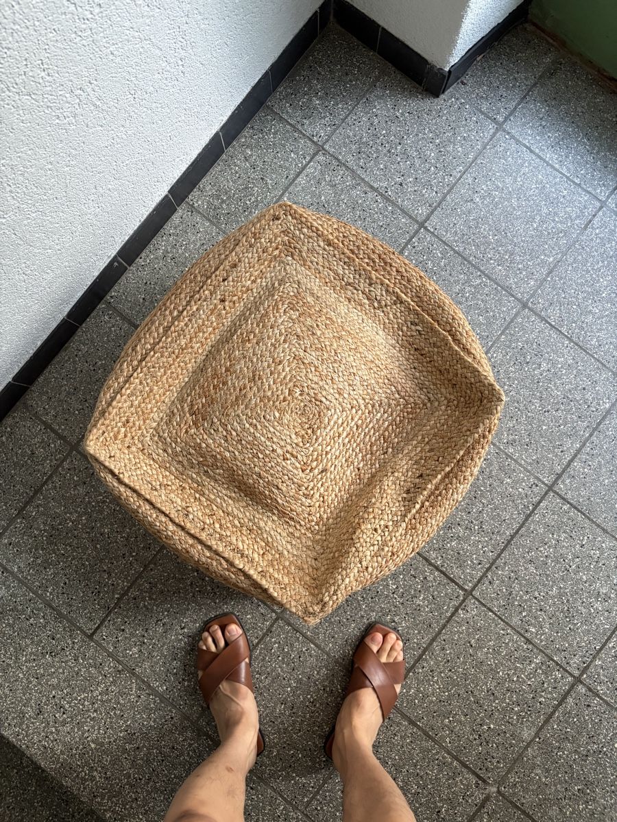 Maisons du monde Cuscini: Sitzsack aus Rafia – Usato da Winterthur venduto da Pohanrizki 4