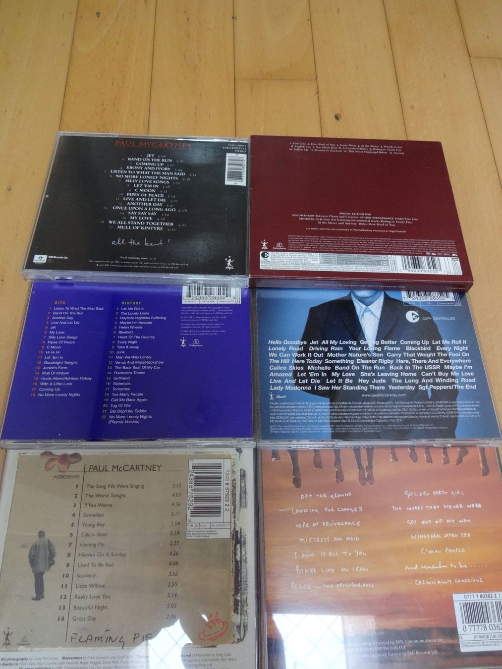 CD: Paul McCartney: 6 CDs – Usato da Olten venduto da J.Gr 1