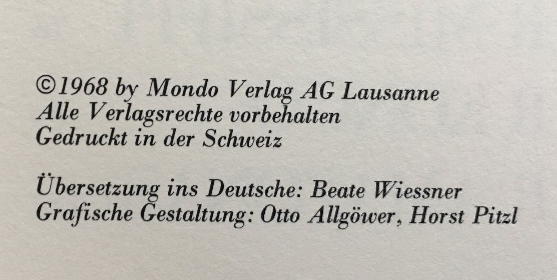Libri: Grosse Ströme der Welt , 1968, Mondo Ve. – Usato da Oftringen venduto da Vucki 1