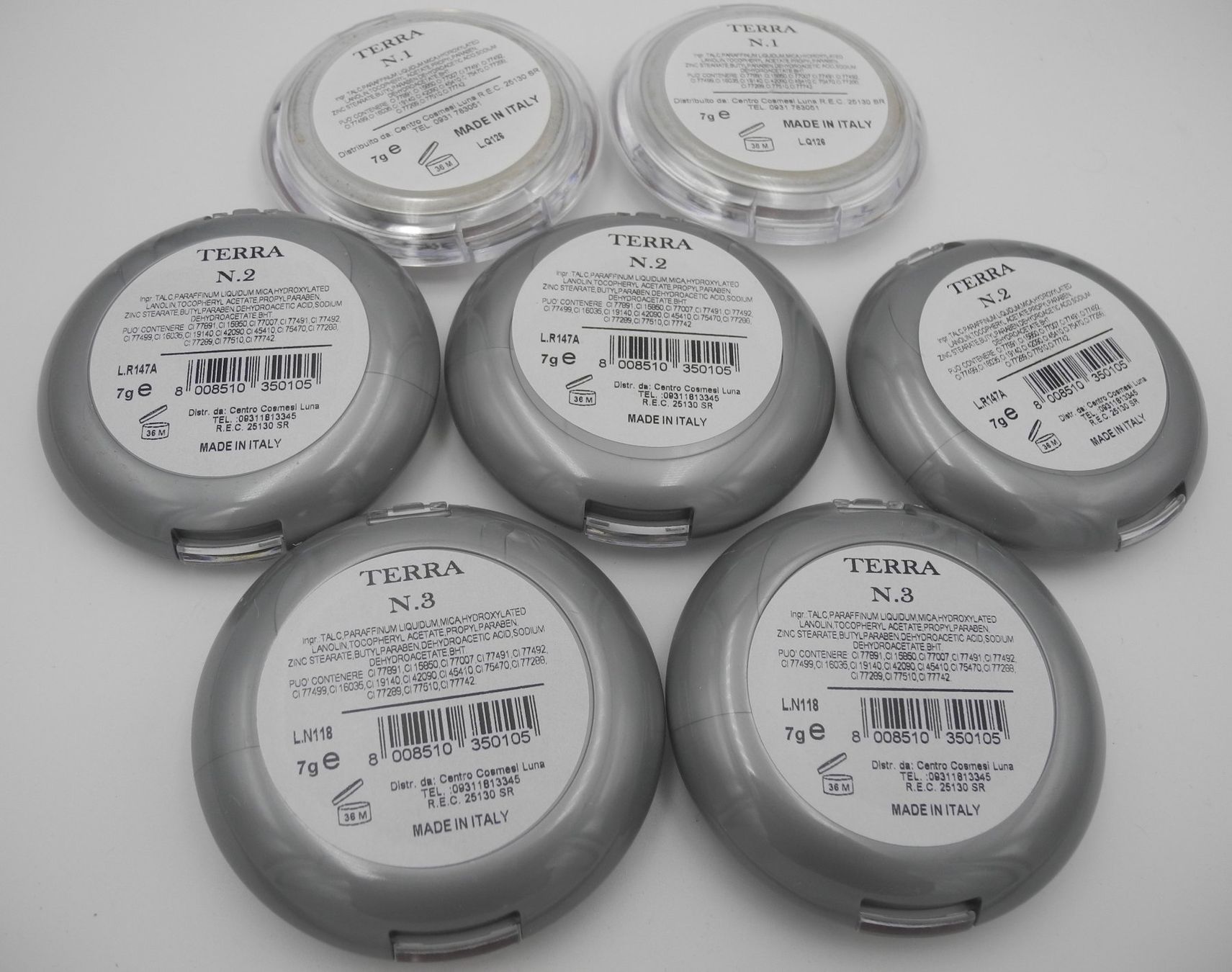 Make-up: Luna Cosmetics 7 Stk. Terra Compact, Nr. g14 – Nuovo (secondo la descrizione) da Kottwil venduto da Crazyrolf 2