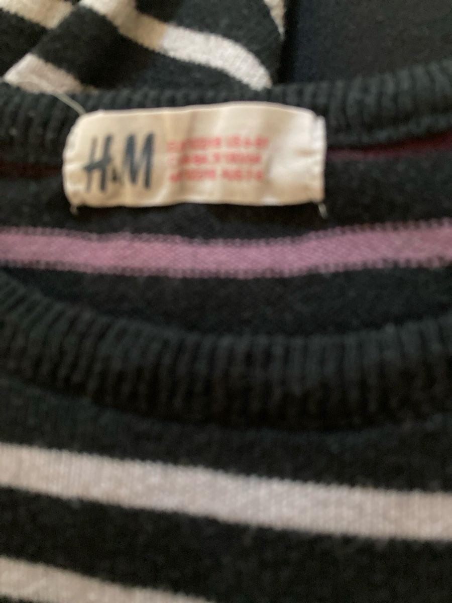 H&M Kleider & Röcke: H&M Kleid gestreift, Gr. 122 – Gebraucht aus Stettfurt von San_w9gd 2