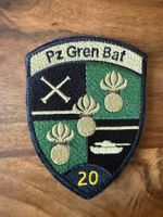 Patch velcro Armée XXI - Panzer Grenadier Bataillon 20