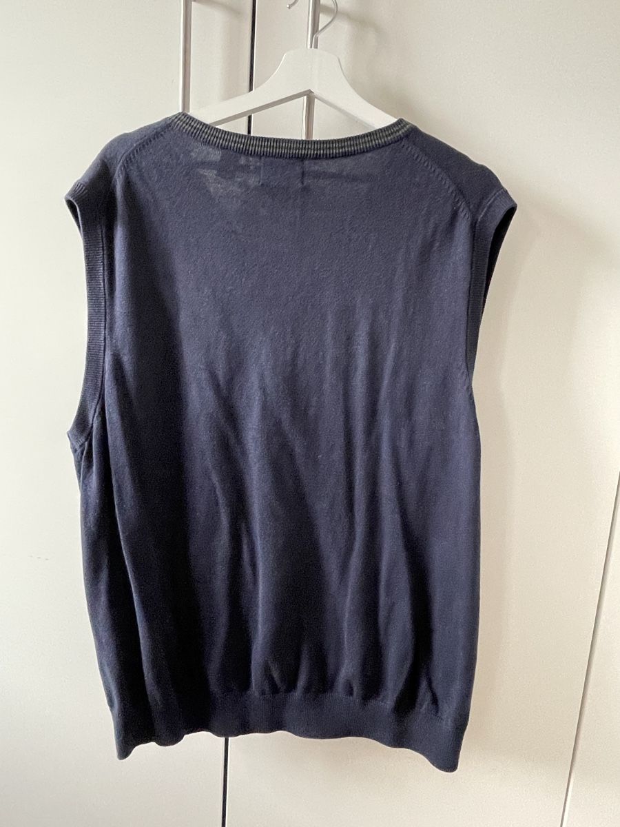 Gilet & Giacche: blauer oversized Pullunder, XXL – Usato da Biberstein venduto da koempossible 2