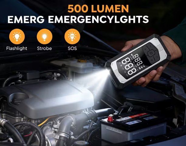 Caricabatterie: Starthilfe Jumpstarter 5000A ,Luftkompressor, PKW,Motorrad – Nuovo e nell'imballaggio originale da Rorschach venduto da Mr_fairprice 7