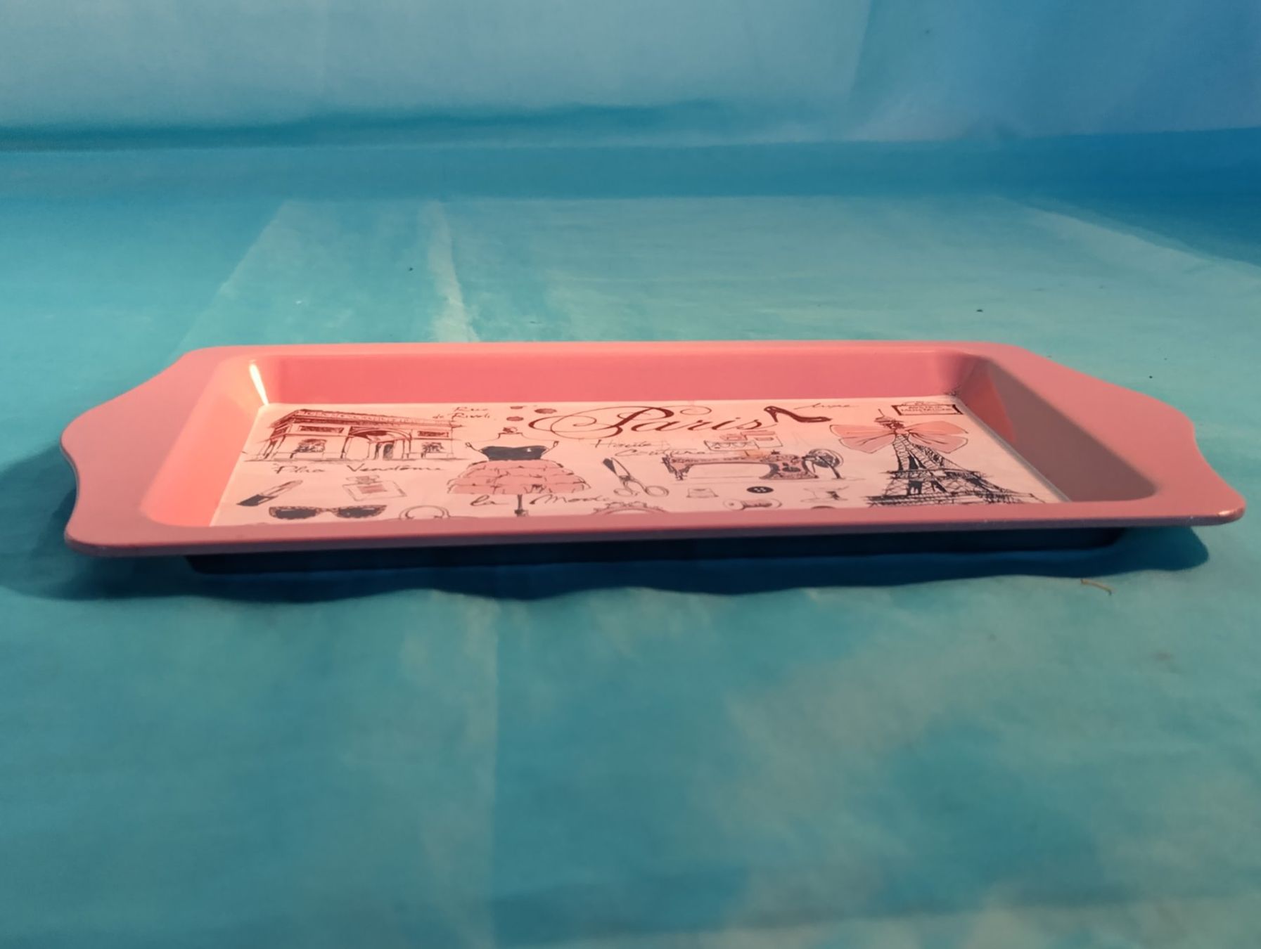 Servierplatten: Serviertableau Paris, Metall – Gebraucht aus Bellach von JingleCherry 2