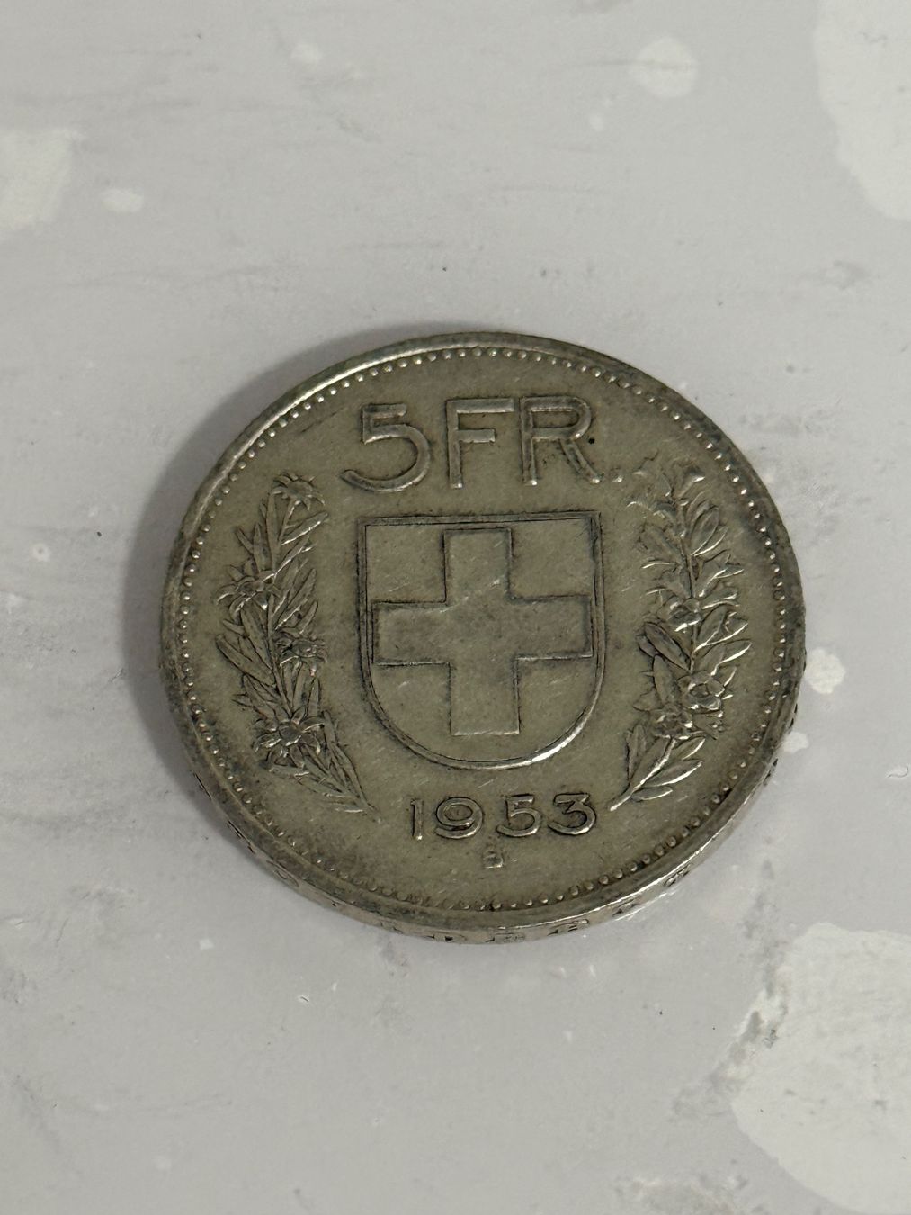 Tutti le monete: 5 Franken 1953  Silber – Usato da Wallisellen venduto da SWISS_SILVER1 1