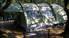 Dreiraum Tunnelzelt Outwell Bear Lake 6 mit Front Extension