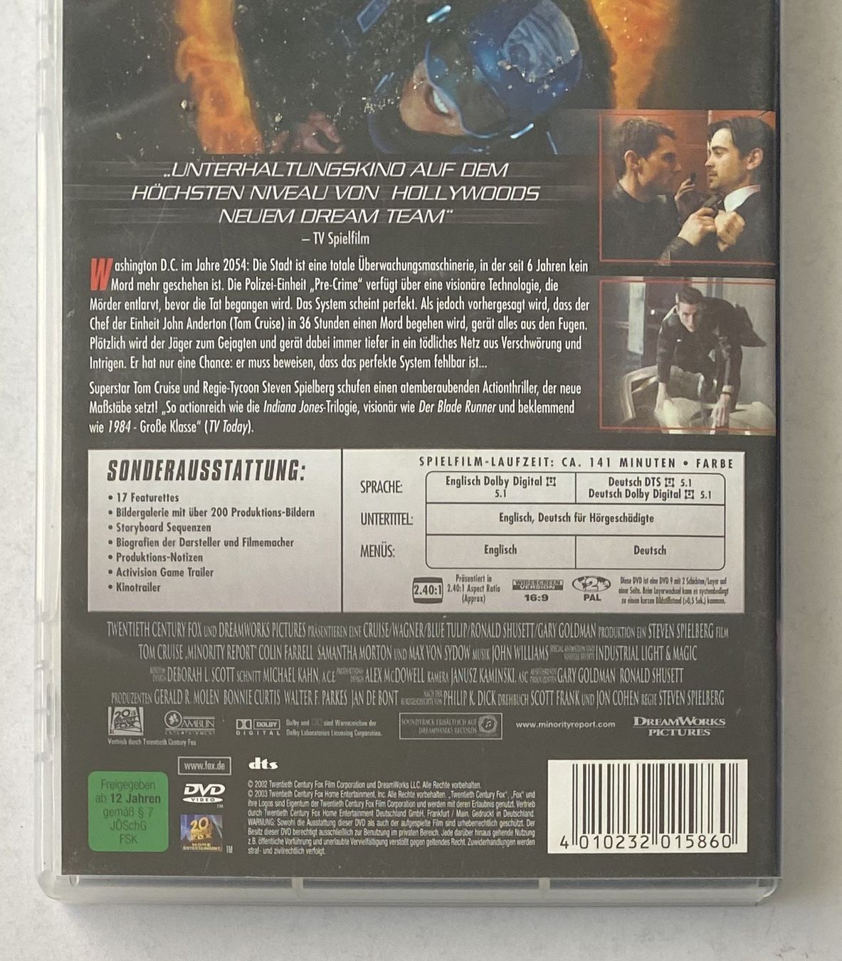 Alle DVDs: Minority Report (2er Disc Special Edition) – Gebraucht aus Flums von Asquillo 3