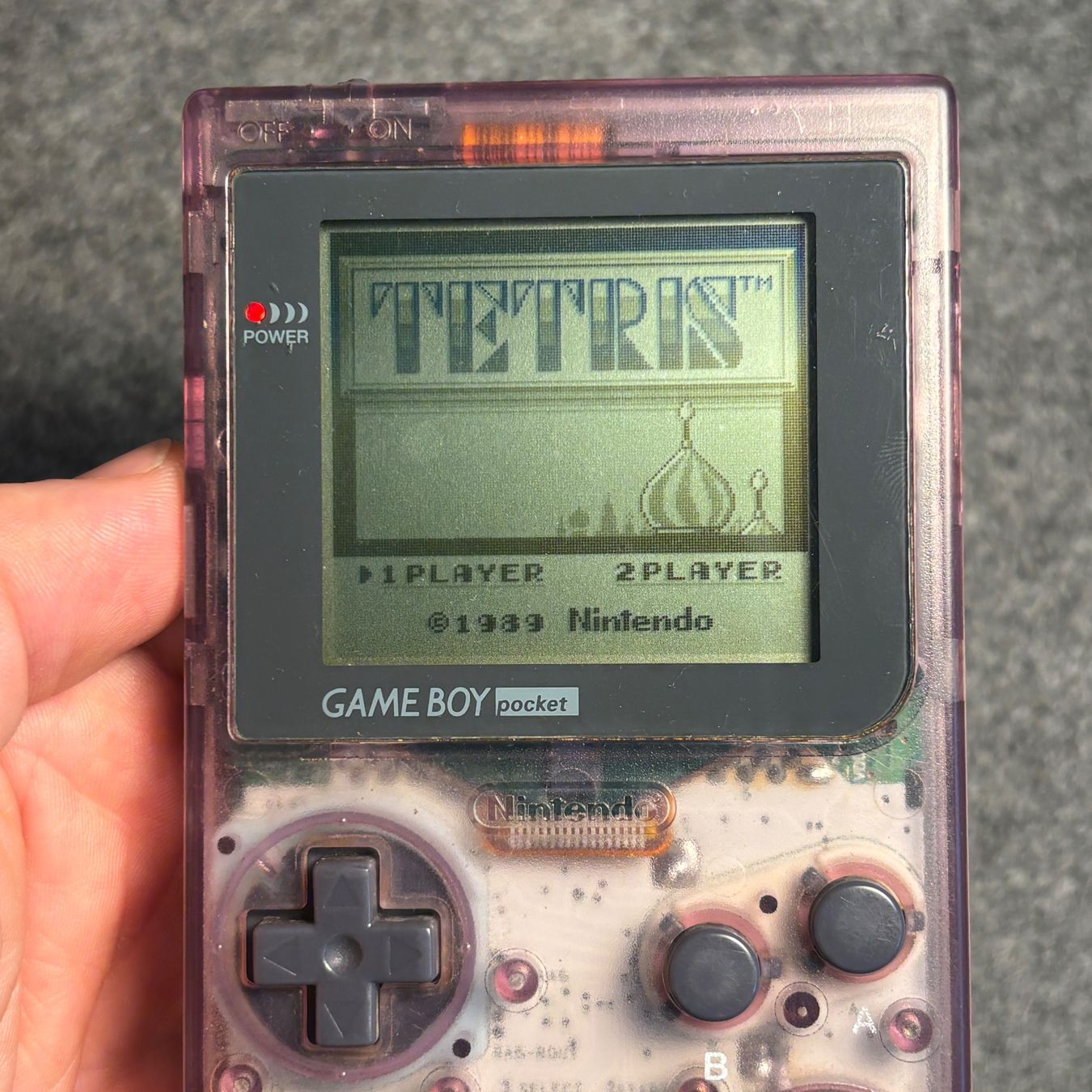 Nintendo Konsolen: Gameboy Pocket Transparent + Tetris original – Gebraucht aus Mollis von GamingCorner 3