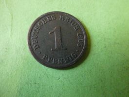 Dt. Reich 1905 A, 1 Pfennig
