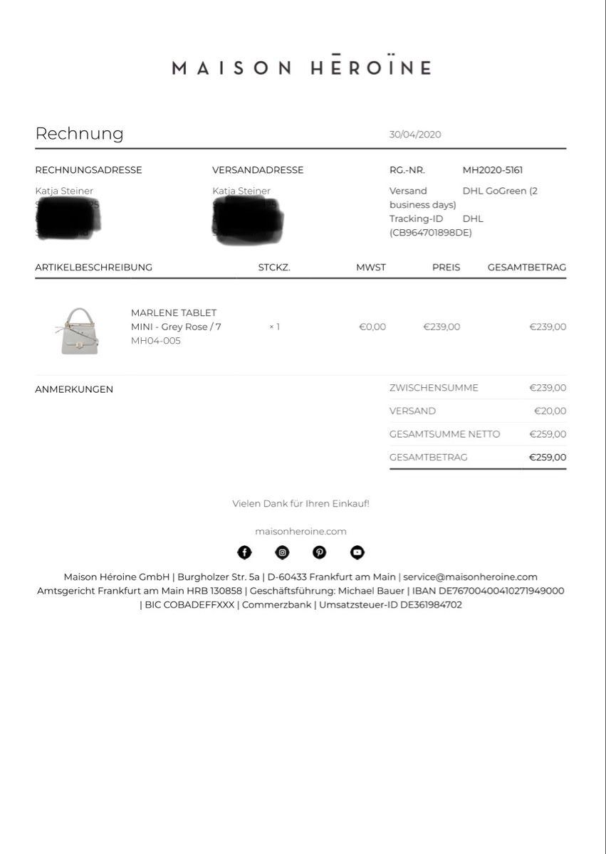 Borse: Maison Heroine Marlene Tablet Mini – Nuovo (secondo la descrizione) da Zürich venduto da st.katja 3