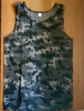 Tanktop Militär Camouflage neu Grösse S