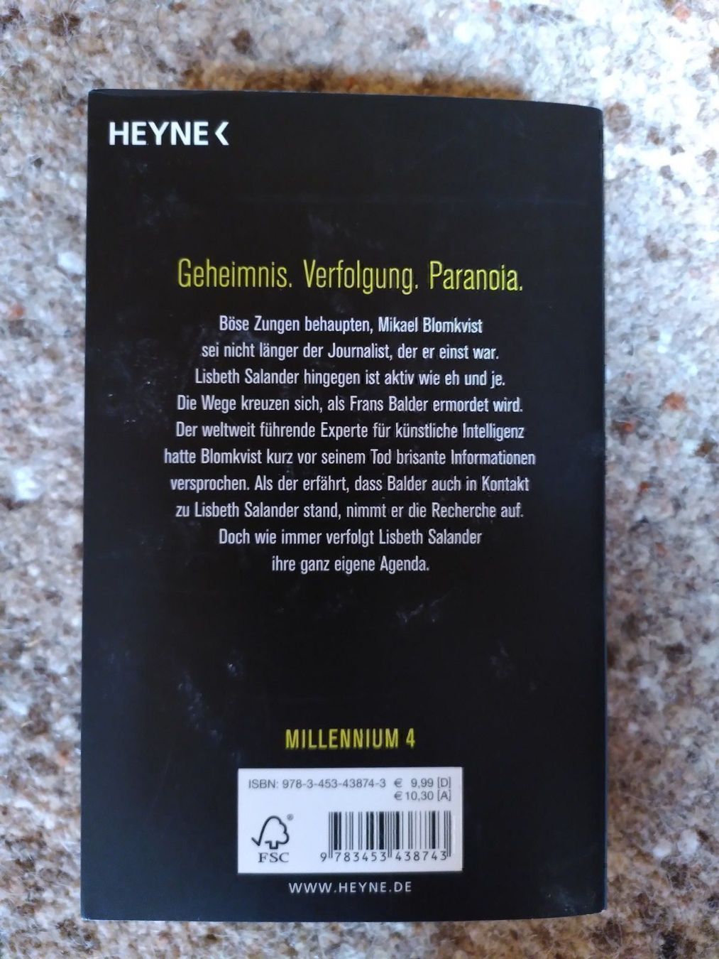 Libri: Verschwörung - David Lagercrantz – Usato da Biel/Bienne venduto da Linanius 1