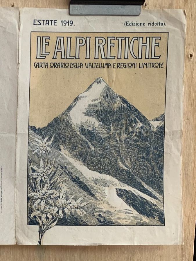 Cartoline postali: Le alpi retiche - 1919 – Usato da Sorengo venduto da 74in 1