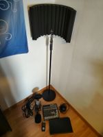 Studio Gesang Set, Mikrofon, Mischpult etc.
