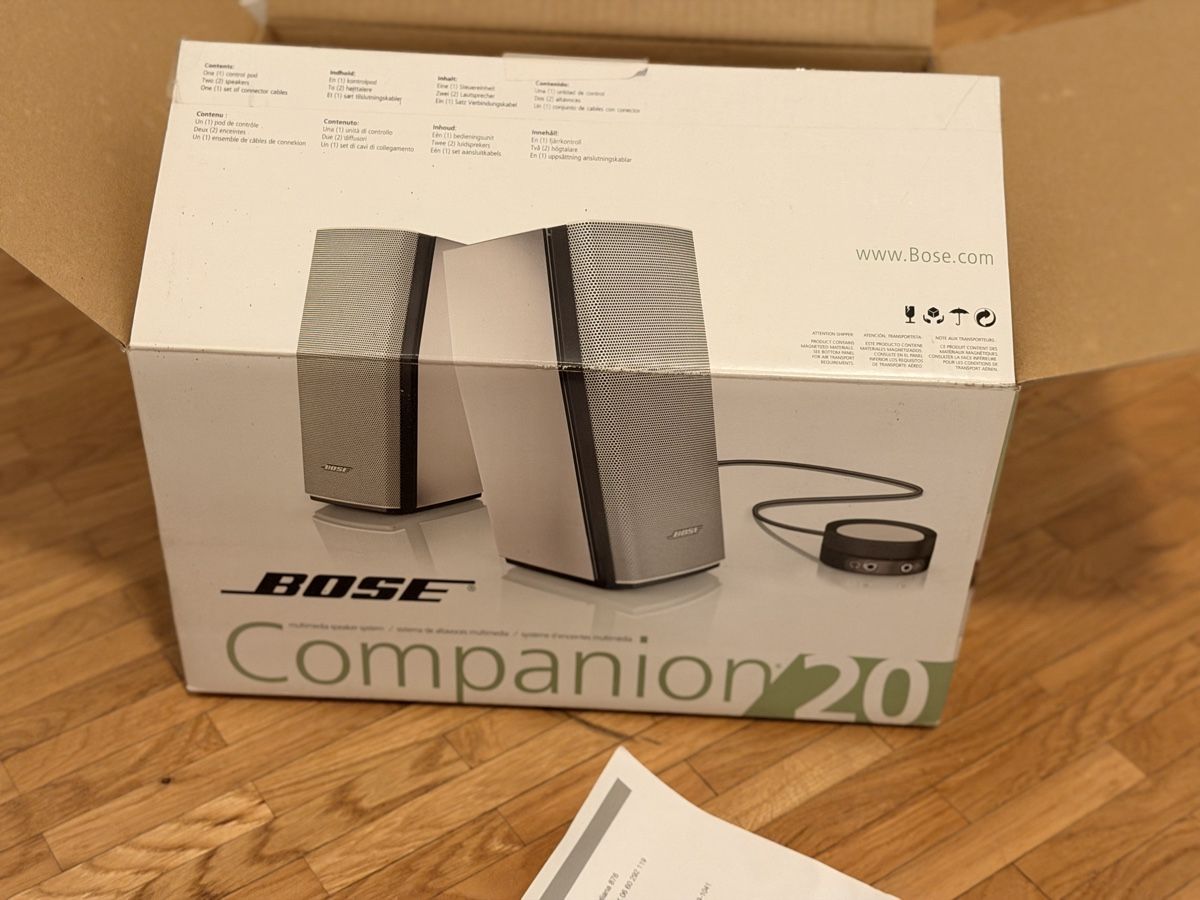 Bose Casse acustiche: Bose Companion 20 Lautsprecher mit Control Pod – Usato da Zürich venduto da Gadgets2020 7