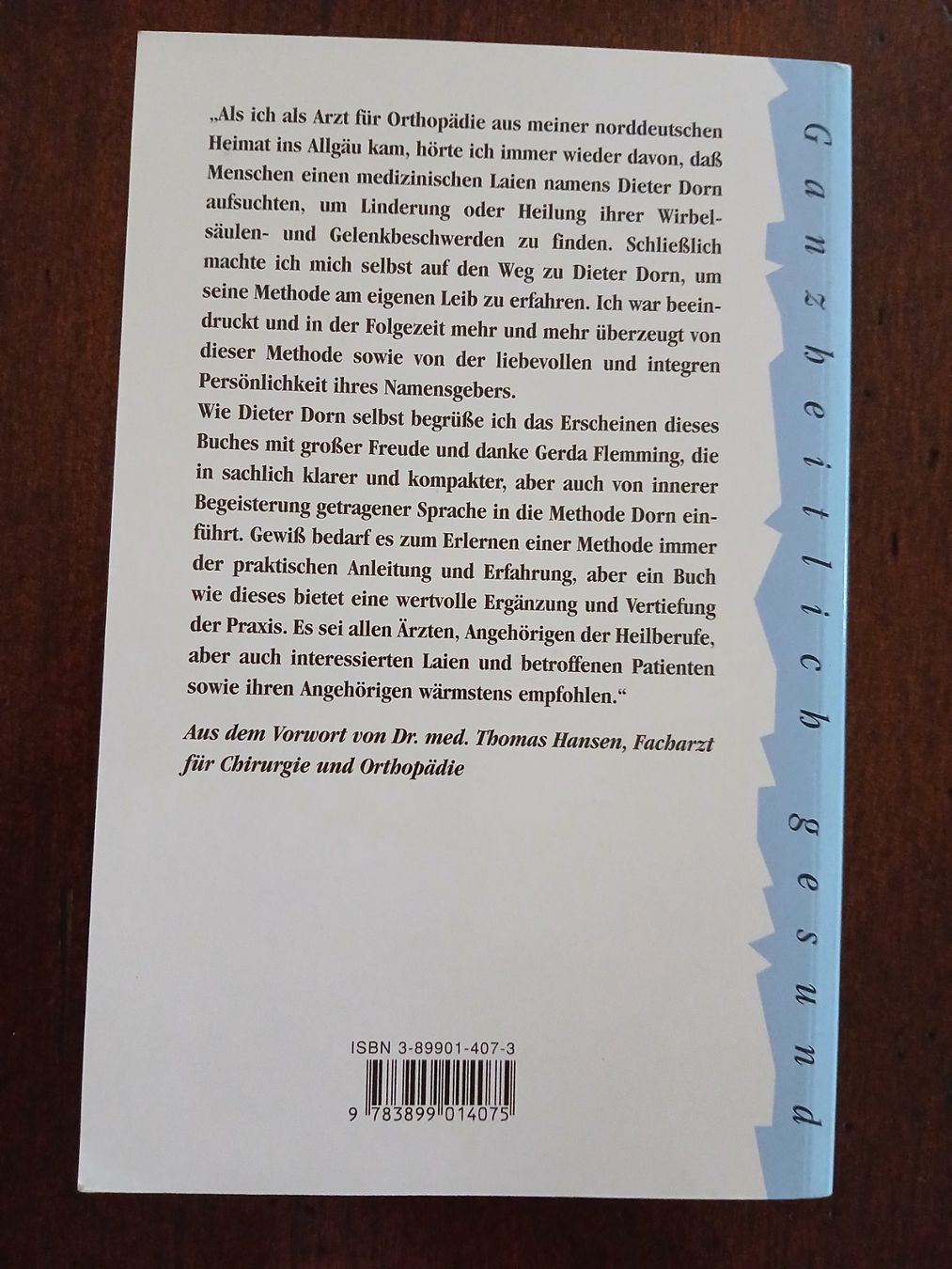 Bücher: Die Methode Dorn, Gerda Flemming – Gebraucht aus Arlesheim von brs_j8pg 1