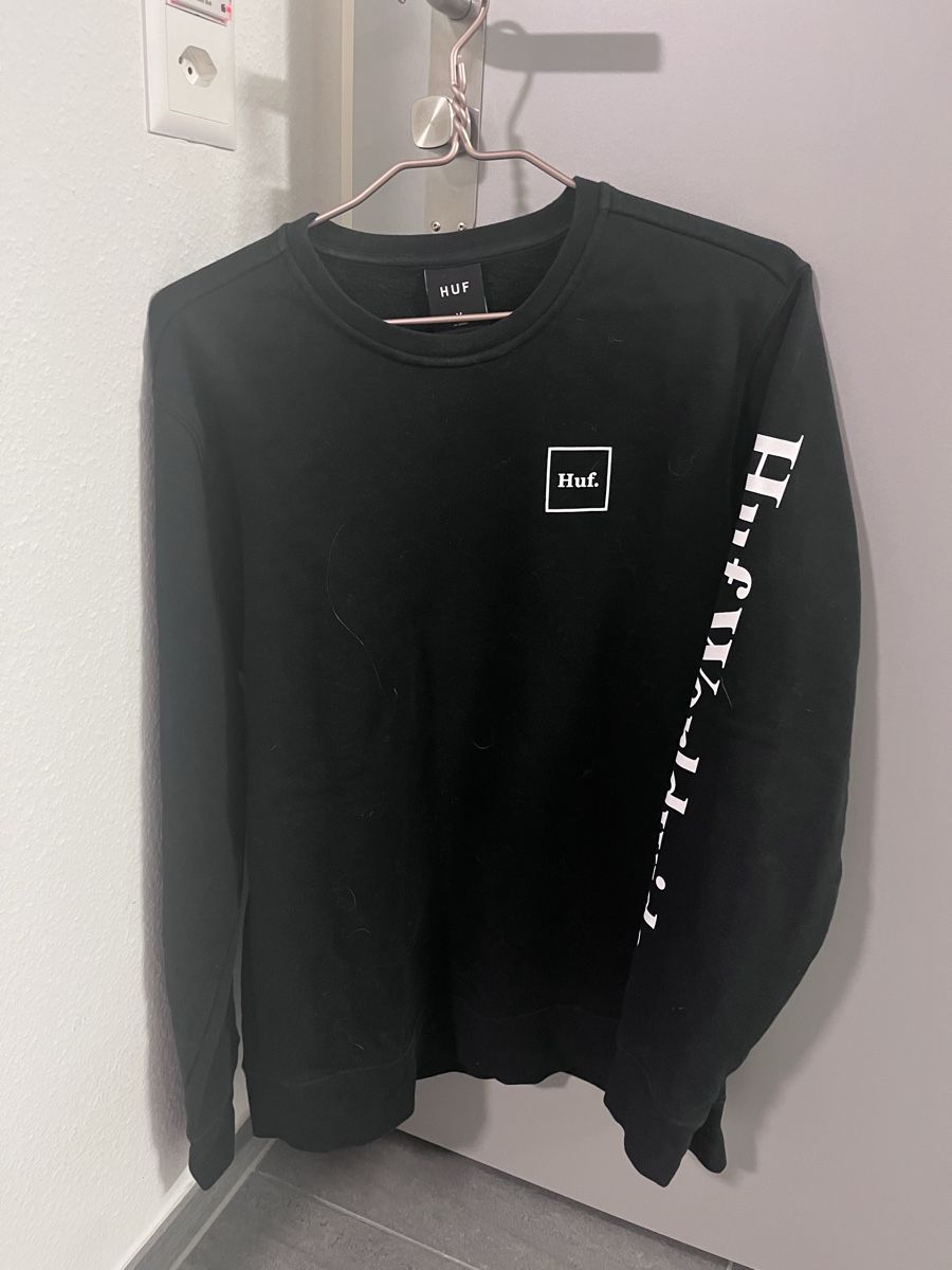 Maglioni & Felpe: HUF Sweatshirt schwarz Grösse M Essential – Nuovo (secondo la descrizione) da Steinhausen venduto da F.N2000