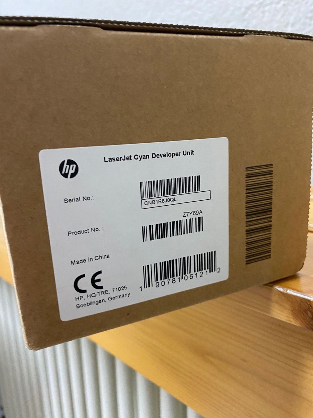 Hewlett Packard Cartucce per stampanti & toner: HP Cyan Developer Unit – Nuovo e nell'imballaggio originale da Winterthur venduto da AltersheimSt.Urban