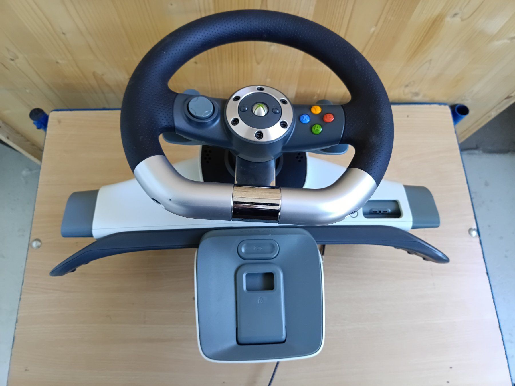 Microsoft Console: Original Lenkrad / Racing / Steering Wheel mit Pedale X BOX – Nuovo (secondo la descrizione) da Wängi venduto da Ladys_First 1